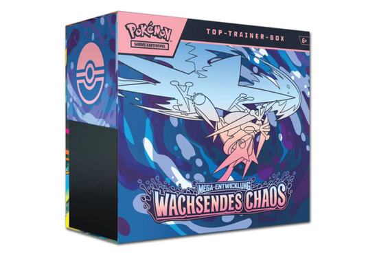 Pokémon - Wachsendes Chaos ME04 - Top Trainer Box TTB DE