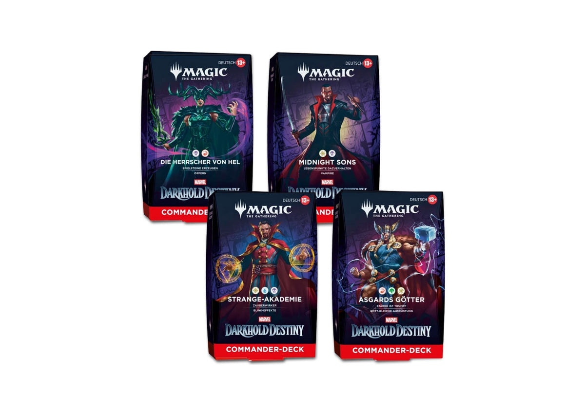 Magic The Gathering - Marvel Darkhold Destiny - Commander Deck Set DE