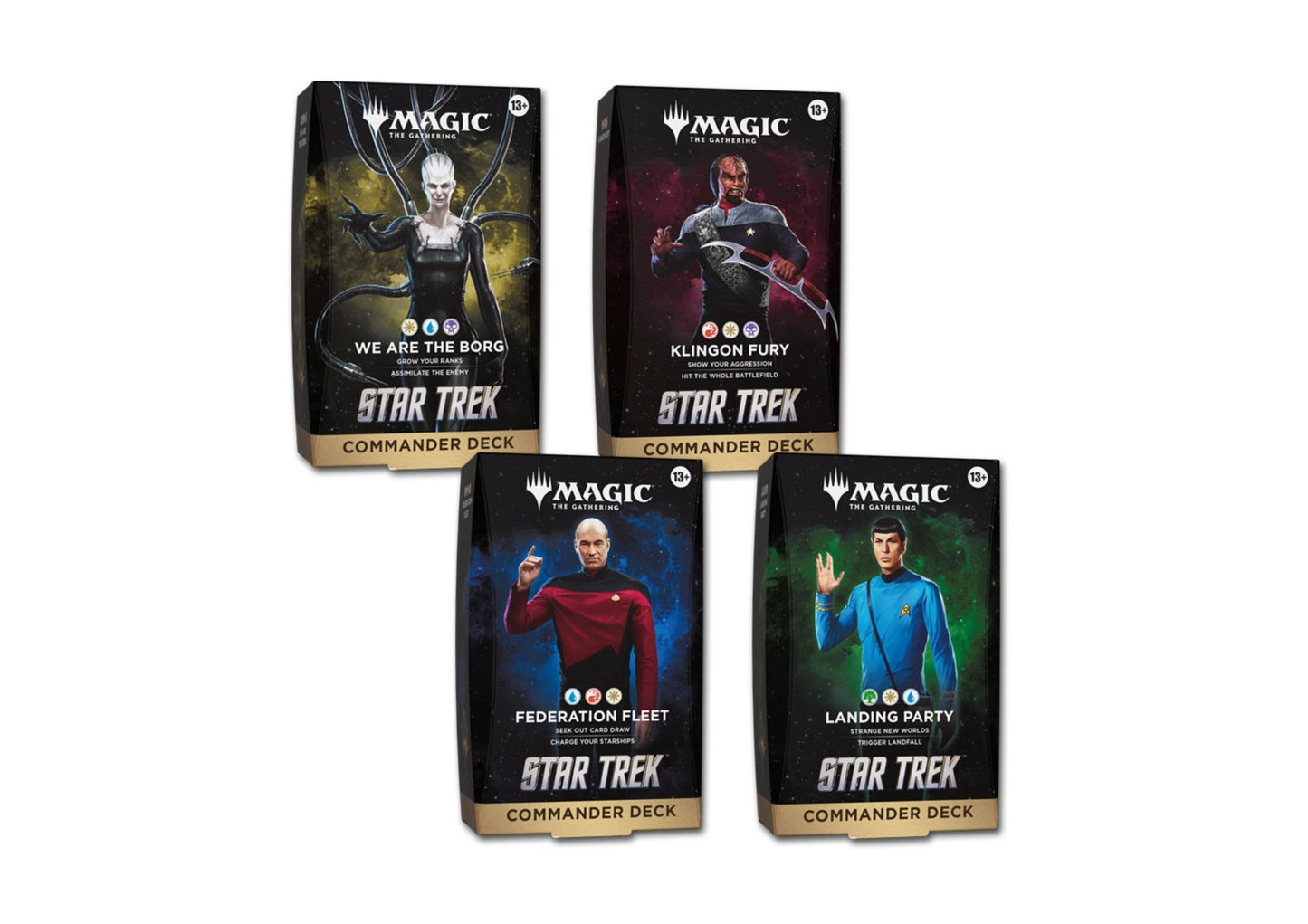 Magic The Gathering - Star Trek - Commander Deck Set (4 Decks) EN