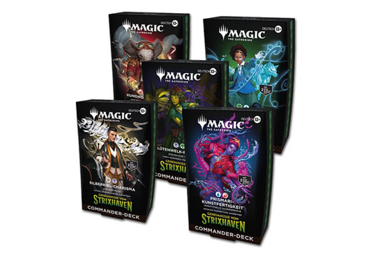 Magic The Gathering - Geheimnisse von Strixhaven - Commander Deck 5Stk. DE