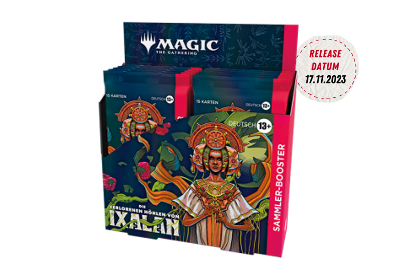 Magic the Gathering - Die verlorenen Höhlen von Ixalan - Sammler-Booster Display (12 Packs) DE