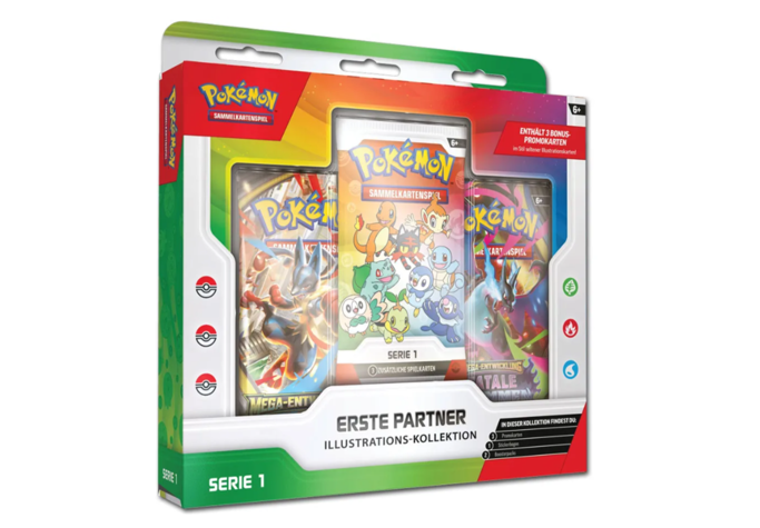 Pokémon - Erste Partner Illustrations Kollektion Serie 1 - DE