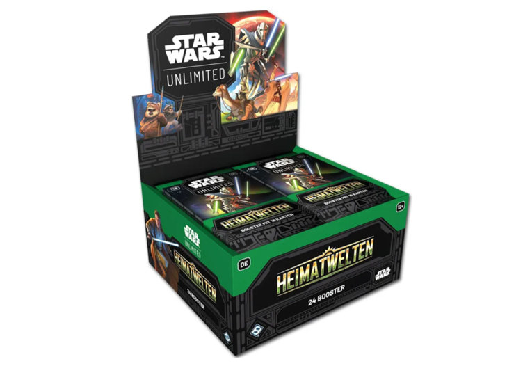 Star Wars: Unlimited - Heimatwelten - Booster Display (24 Booster) DE
