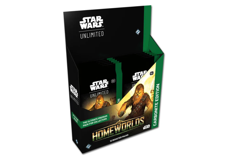 Star Wars: Unlimited - Homeworlds - Carbonite Booster Display (12 Booster) EN