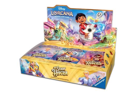 Disney Lorcana - Die Stadt Hyperia - Booster Display (24 Packs) DE