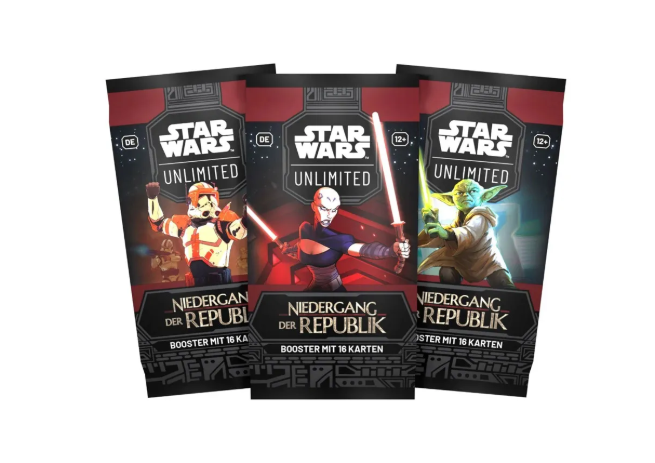 Star Wars: Unlimited - Niedergang der Republik - Booster Pack DE