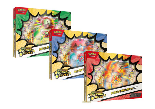 LIVE STREAM 21.05.2026 - Pokémon - Ascended Heroes - EX Box (1 Stk. zufällige Auswahl) EN
