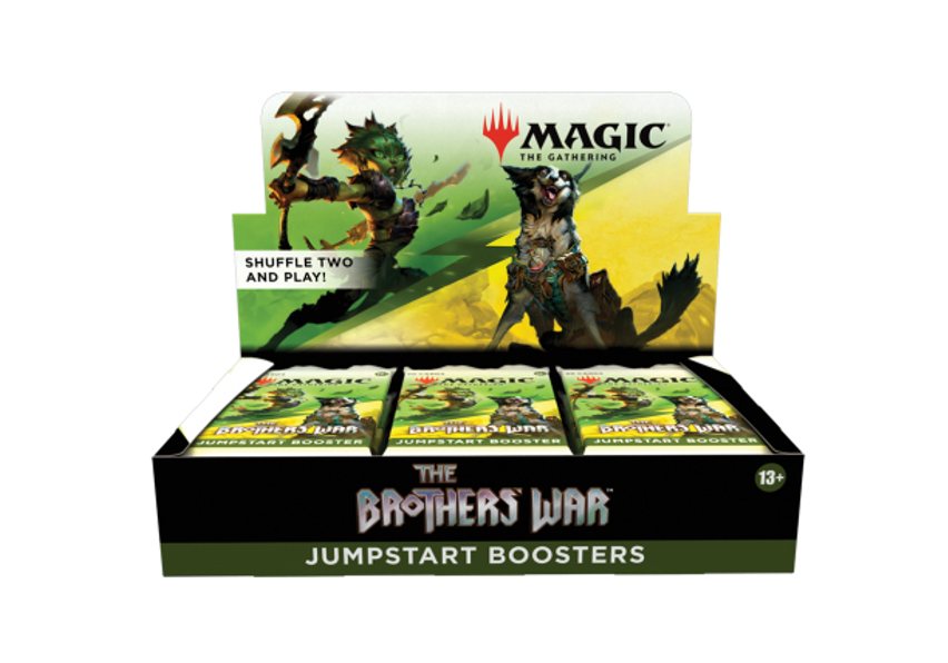 Magic the Gathering - The Brother's War - Jumpstart Booster Display (18 Packs) EN