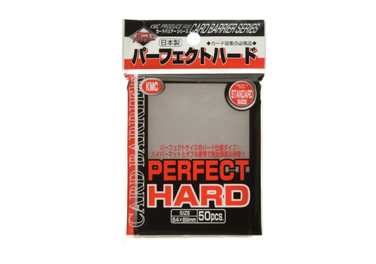 KMC Standard Sleeves - Perfect Hard - (50 Sleeves)