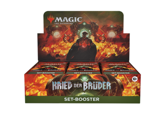 Magic the Gathering - Krieg der Brüder - Set Booster Display (30 Packs) DE