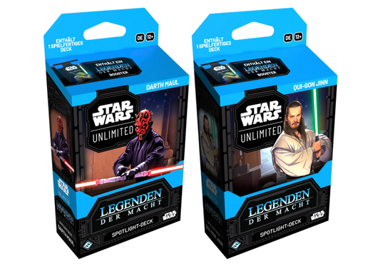 Star Wars: Unlimited - Legenden der Macht - Spotlight Starter Deck Set (2 Decks) DE