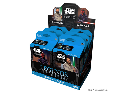 Star Wars: Unlimited - Legends of the Force - Spotlight Starter Deck Set (2 Decks) EN
