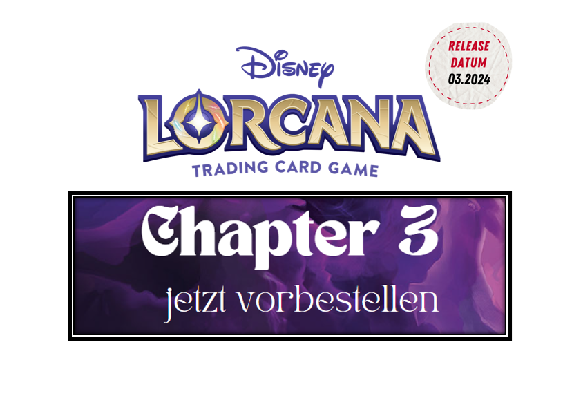 Disney Lorcana - Into The Inklands - Booster Display (24 Packs) EN