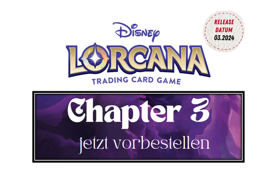 Disney Lorcana - Kapitel 3 - Booster Display (24 Packs) DE