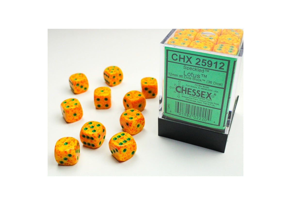 Chessex - 12mm d6 Dice Block (36 Würfel)