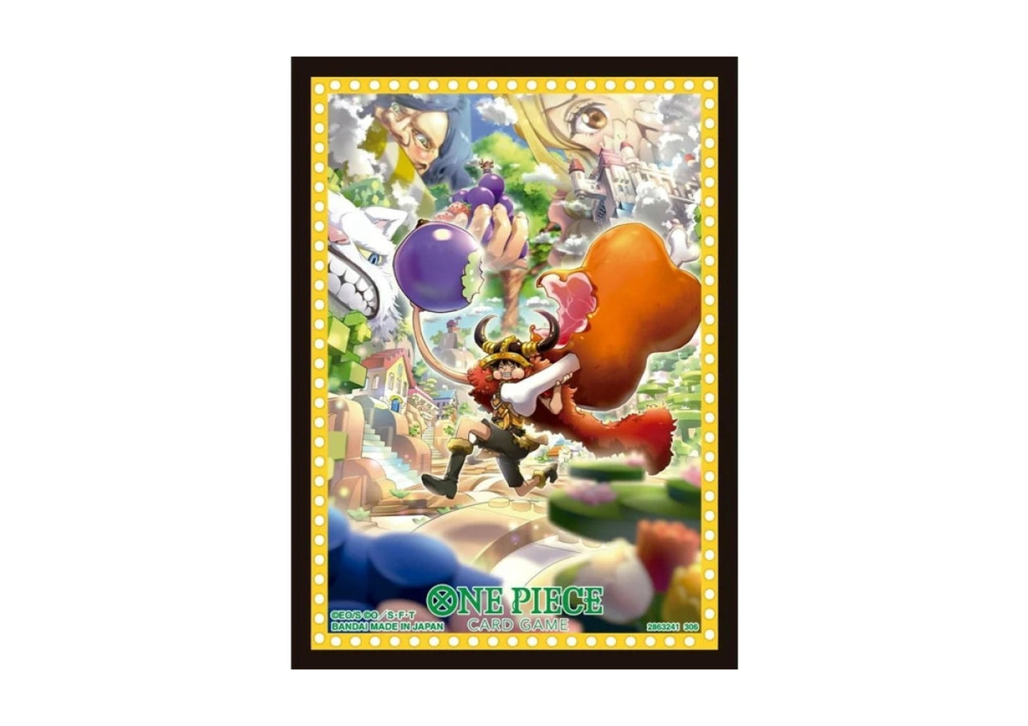 One Piece Card Game - Official Sleeves - Monkey.D.Luffy (70 Sleeves)