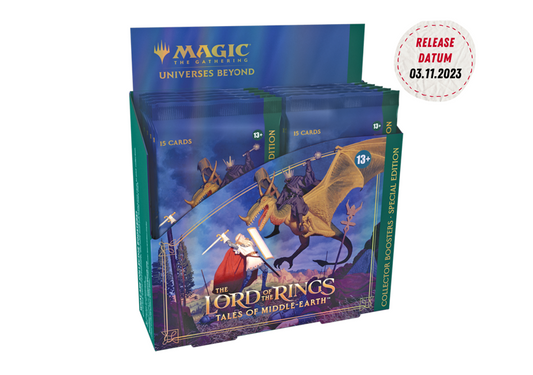 Magic the Gathering - The Lord of the Rings - Tales of Middle Earth - Special Edition Collector's Booster Display (12 Packs) EN