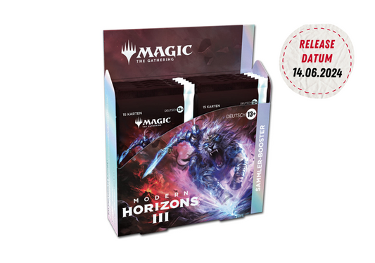 Magic the Gathering - Modern Horizons 3 - Sammler-Booster Display (12 Packs) DE