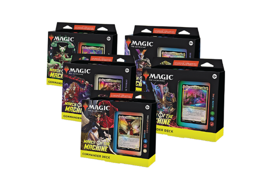 Magic the Gathering - March of the Machine - Commander Deck Set (5 Decks) EN