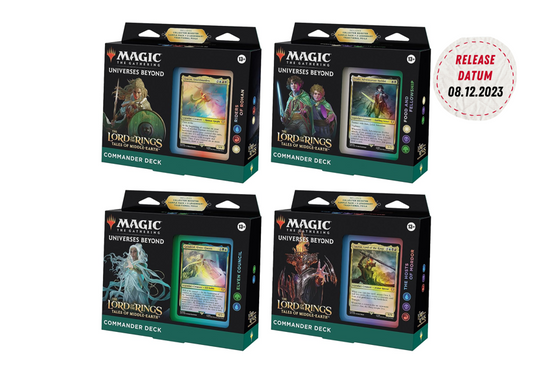 Magic the Gathering - The Lord of the Rings - Tales of Middle Earth - Commander Deck Set (4 Decks) EN