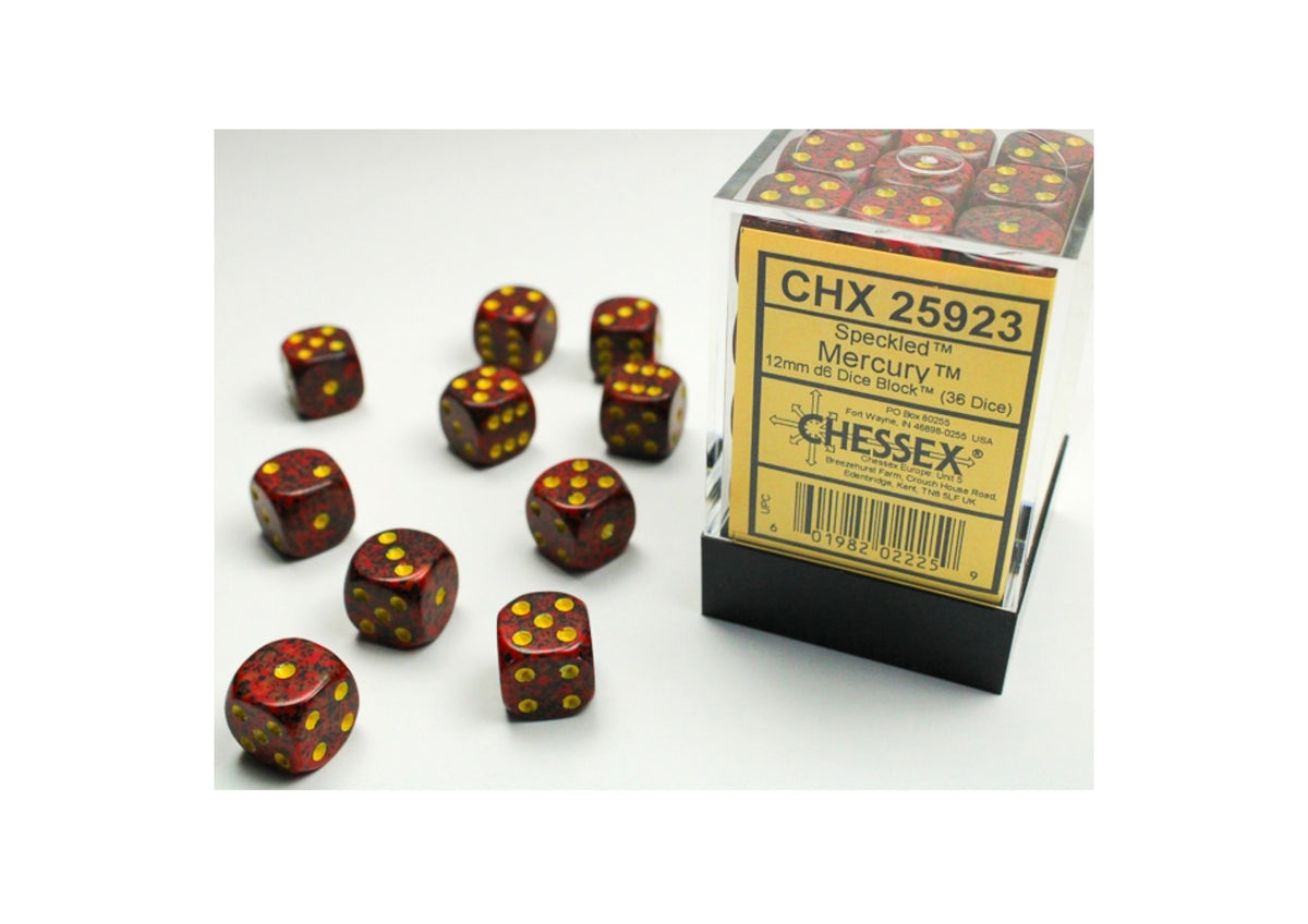 Chessex - 12mm d6 Dice Block (36 Würfel)