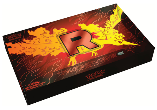 Pokémon -  Team Rocket's Moltres ex Ultra Premium Collection