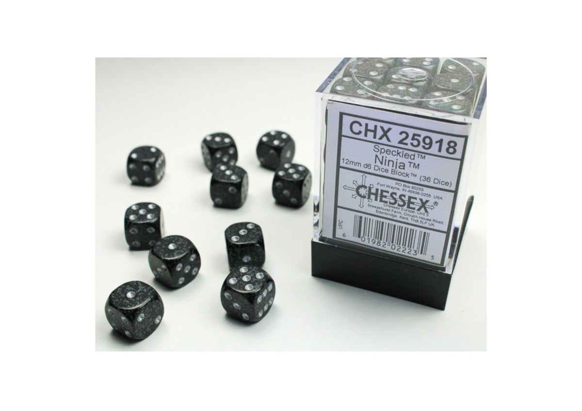 Chessex - 12mm d6 Dice Block (36 Würfel)