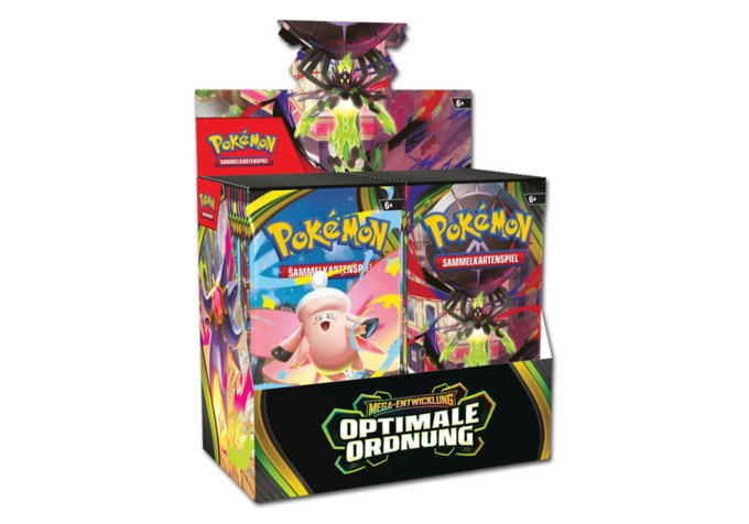 Pokémon - Mega Evolution - Optimale Ordnung - Booster Display (36 Packs) DE