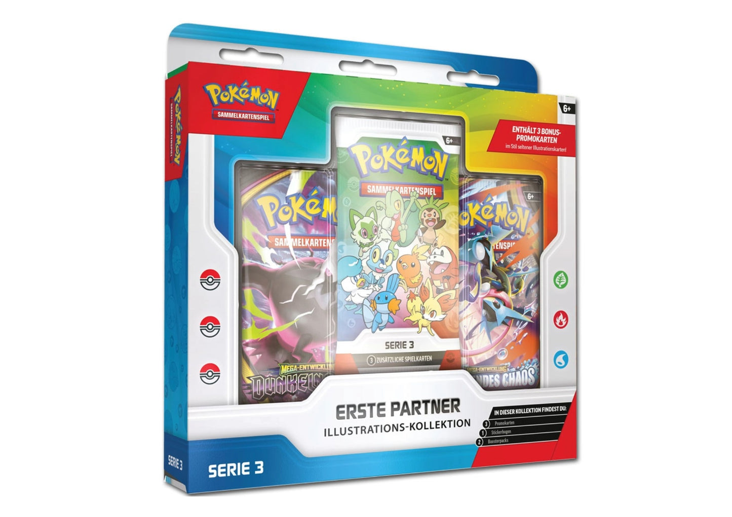 Pokémon - Erste Partner Illustrations-Kollektion Serie 3 - DE