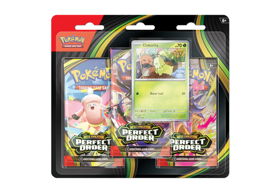 Pokémon - Mega Evolution - Perfect Order ME03 - 3-Pack Blister EN