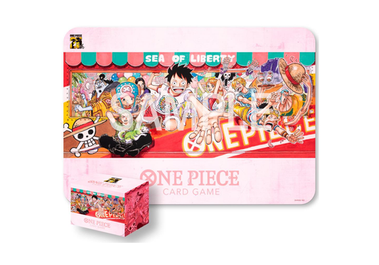 One Piece Card Game - Playmat and Card Case Set - 25th