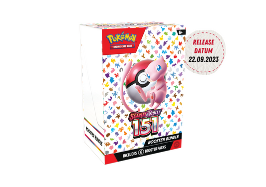 Pokémon - Karmesin & Purpur 151 - 6 Booster Bundle DE