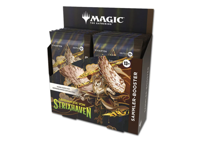 Magic The Gathering - Geheimnisse von Strixhaven - Sammler-Booster Display (12 Packs) DE