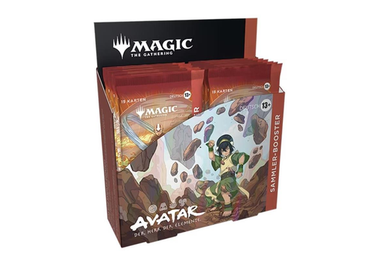 Magic The Gathering - Avatar: Der Herr der Elemente - Sammler-Booster Display (12 Packs) DE
