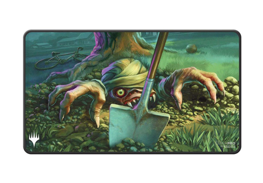 Ultra PRO - MTG Duskmourn: House of Horror Playmat: Black Stitched