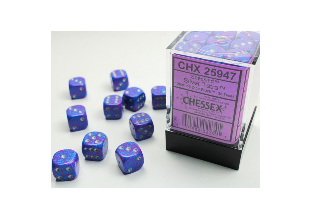 Chessex - 12mm d6 Dice Block (36 Würfel)