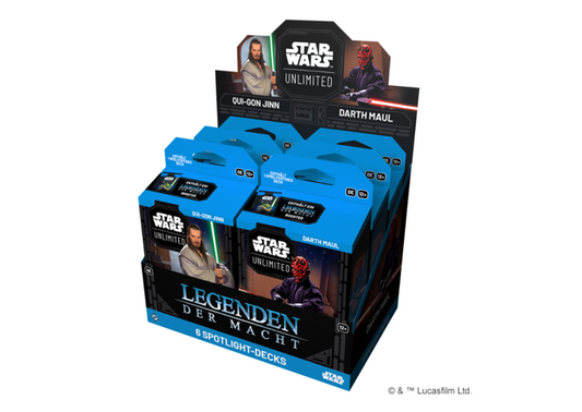 Star Wars: Unlimited - Legenden der Macht - Spotlight Starter Deck Set (2 Decks) DE
