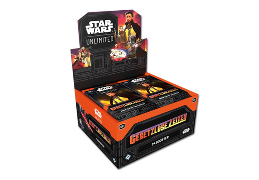 Star Wars: Unlimited - Gesetzlose Zeiten - Booster Display (24 Booster) DE