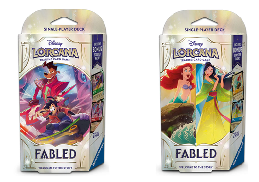 Disney Lorcana - Fabled-  Starter Decks Set 2 Stk EN