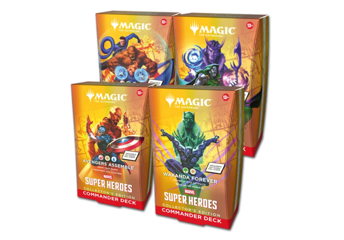 Magic The Gathering - Marvel Super Heroes - Collector Commander Deck Display (4 Stk) EN