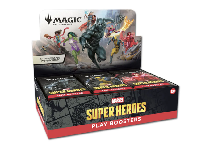 Magic The Gathering - Marvel Super Heroes - Play Booster Display (30 Packs) DE
