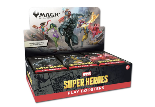 Magic The Gathering - Marvel Super Heroes - Play Booster Display (30 Packs) DE