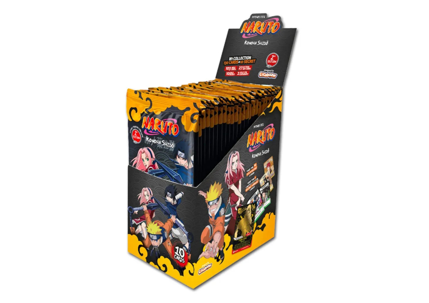 Naruto Mythos TCG - Set 01 Konoha Shidō (2nd Edition) - Booster Display (24 Packs) - EN