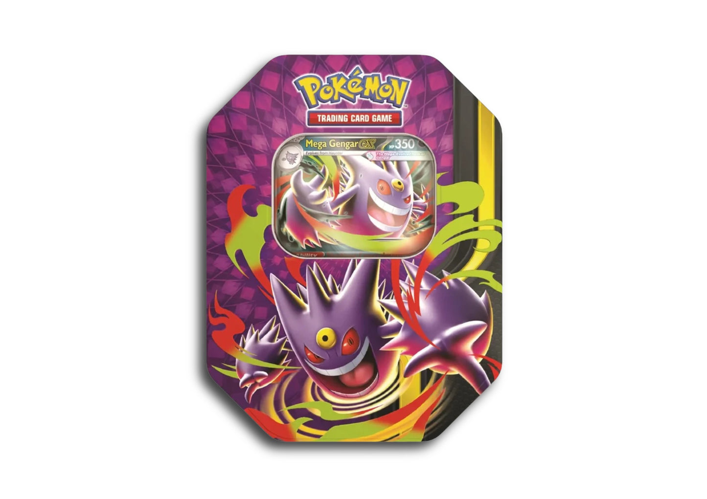 Pokémon - Mega Moonlit EX Tin-Box - Mega Clefable EX, Mega Gengar EX (zufällige Auswahl) - EN