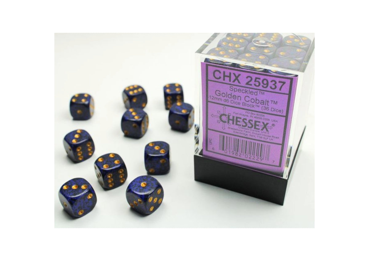 Chessex - 12mm d6 Dice Block (36 Würfel)