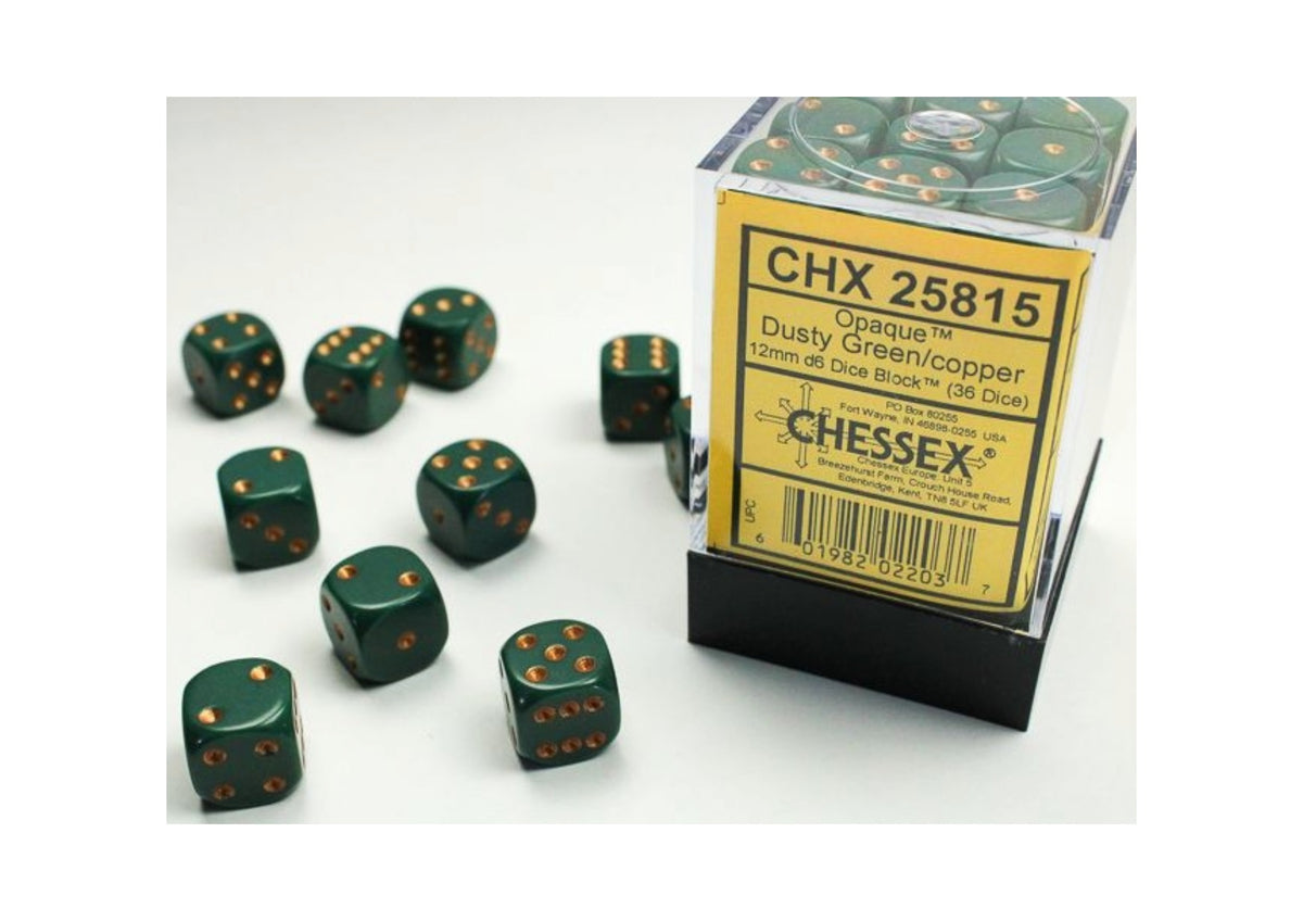Chessex - 12mm d6 Dice Block (36 Würfel)