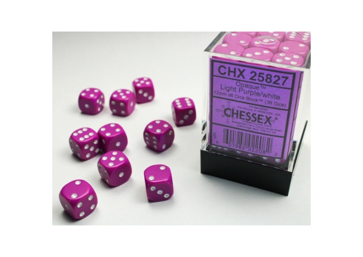 Chessex - 12mm d6 Dice Block (36 Würfel)