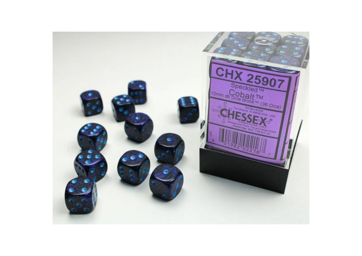 Chessex - 12mm d6 Dice Block (36 Würfel)