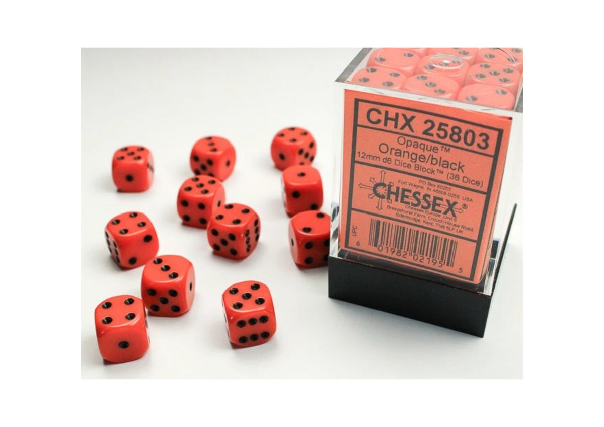 Chessex - 12mm d6 Dice Block (36 Würfel)