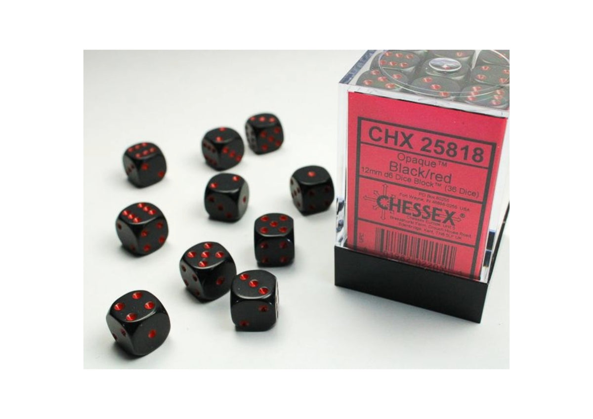 Chessex - 12mm d6 Dice Block (36 Würfel)